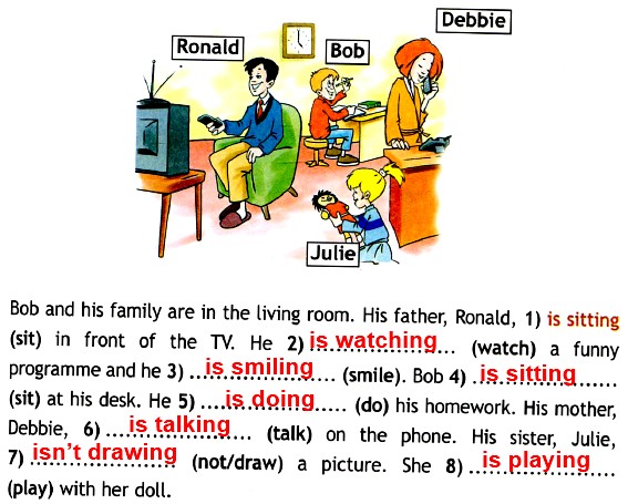 Напиши по образцу play a game he. Bob and his Family are in the Living Room his father Ronald ответы. Bob and his Family. Bob and his Family are in the. 3 Класс английский язык Bob and his Family are in the Living Room.